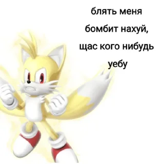 😡 emoji sonic facts Telegram sticker 14 of 25