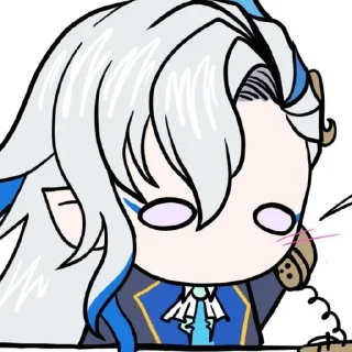 ☺️ emoji Neuvillette @diosstickers Telegram sticker 13 of 47