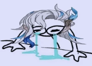 😭 emoji Neuvillette @diosstickers Telegram sticker 24 of 47