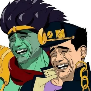 😄 emoji Жожо или Джо Джо стикеры memItachi2 Telegram sticker 7 of 15