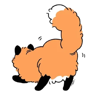 Sticker from @foxchannel_ru Numsiri fox