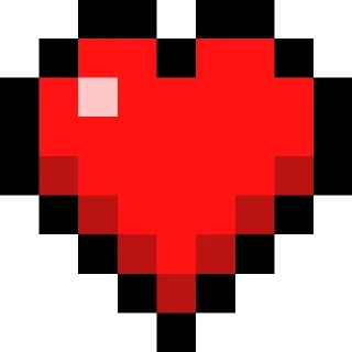 ❤️ emoji (@StickersMinecraft) Telegram sticker 13 of 37