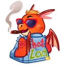 😎 emoji Drago Telegram sticker 10 of 36