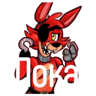 🙃 emoji Foxy Telegram sticker 9 of 19