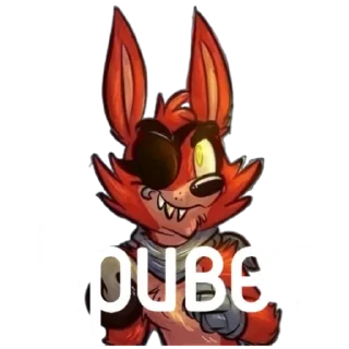 🙃 emoji Foxy Telegram sticker 16 of 19