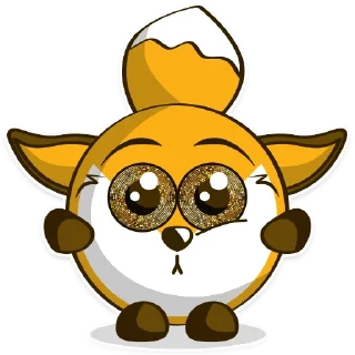 🙄 emoji Foxy Telegram sticker 12 of 21