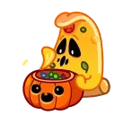 🎃 emoji Slice of Pizza Telegram sticker 18 of 21
