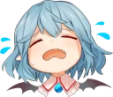 😫 emoji goto's Touhou Project Sticker :: @line_stickers Telegram sticker 10 of 24