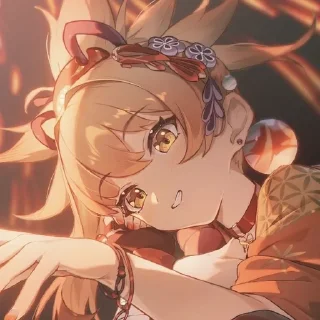 Sticker from ˗ˋ ୨yoimiya୧ ˊ˗