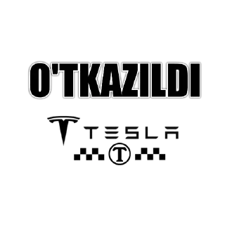 ✅ emoji TESLA TAXI Telegram sticker 14 of 15