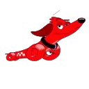 🏎 emoji Taxi Dachshund (@TgSticker) Telegram sticker 10 of 20