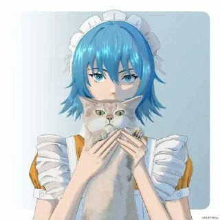 🐱 emoji Chikoi the best maid @Pivo_update Telegram sticker 3 of 52