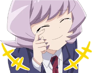 😂 emoji TV Anime "Komi Can't Communicate" :: @line_stickers Telegram sticker 4 of 24