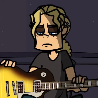 😞 emoji Metal Family Telegram sticker 21 of 45