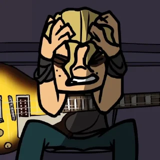 😫 emoji Metal Family Telegram sticker 19 of 45