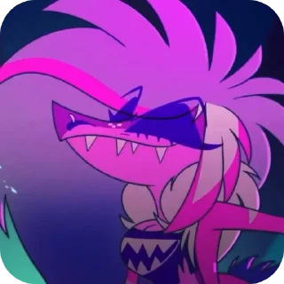 🍗 emoji БОЛЬШЕ ⇨ @CLOOBHUB МИСС ЗИЛА ОТЕЛЬ ХАЗБИН HAZBIN Telegram sticker 2 of 20