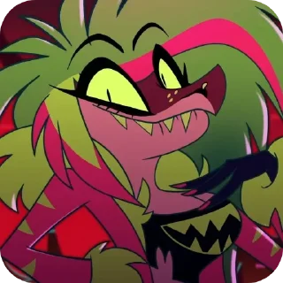 🔳 emoji БОЛЬШЕ ⇨ @CLOOBHUB МИСС ЗИЛА ОТЕЛЬ ХАЗБИН HAZBIN Telegram sticker 13 of 20