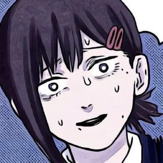 😦 emoji Чб вайфу Telegram sticker 19 of 24