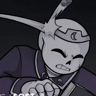 😔 emoji Nightmare sans | @ish_crim Telegram sticker 12 of 35