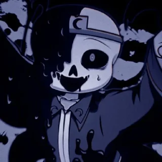 😃 emoji Nightmare sans | @ish_crim Telegram sticker 10 of 35