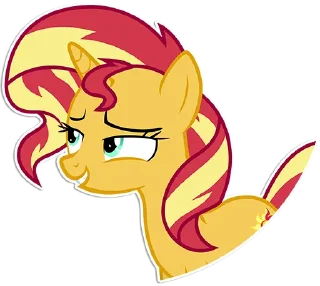 😁 emoji Sunset Shimmer | By @Egor418 Telegram sticker 13 of 42