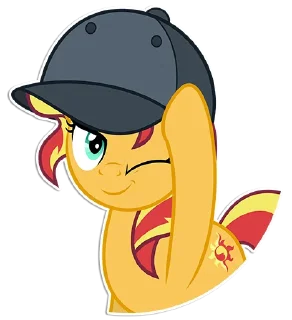 😉 emoji Sunset Shimmer | By @Egor418 Telegram sticker 15 of 42