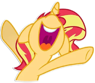 👐 emoji Sunset Shimmer | By @Egor418 Telegram sticker 20 of 42
