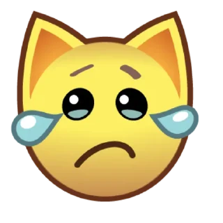 😢 emoji AJ Telegram sticker 7 of 15