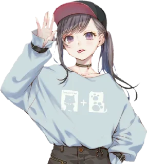 👌 emoji Аниме Telegram sticker 5 of 27