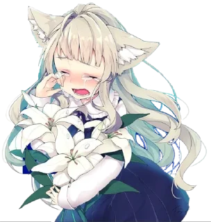 😭 emoji Аниме Telegram sticker 15 of 27