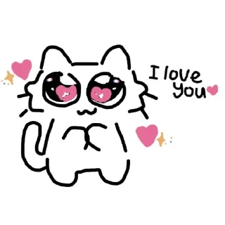 🐱 emoji Только для Любимого 💋 :: @I_love_ you Telegram sticker 8 of 77