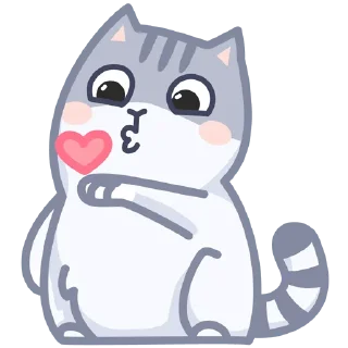 😘 emoji Серый персик Telegram sticker 7 of 49