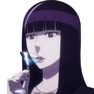 😐 emoji Death Parade Telegram sticker 16 of 64