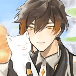 🐱 emoji чжун ли Telegram sticker 11 of 120