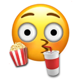 😳 emoji Попкорн Крис Telegram sticker 5 of 23