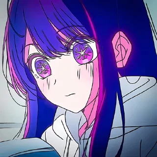 ☺️ emoji Hoshino Ai [Oshi no Ko] | @lightbluevpn_bot Telegram sticker 6 of 97