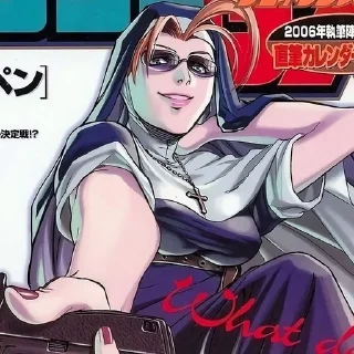 Sticker from Eda black lagoon | nun