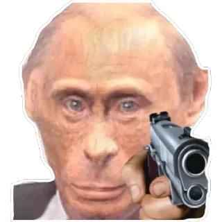 🔫 emoji monke Telegram sticker 5 of 30
