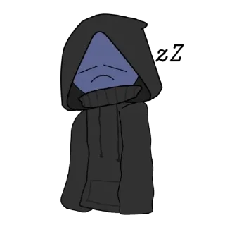 😴 emoji стикеры для зануд Telegram sticker 8 of 21