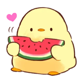 Sticker from Soft and Cute Chicks Summer @TgSticker