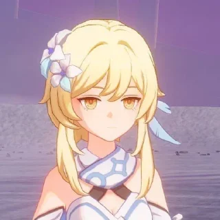 😐 emoji -геншин(итер/люмин) Telegram sticker 13 of 18