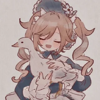 ⭐️ emoji `Барбара | @genshinbyevico Telegram sticker 15 of 20