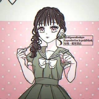 💋 emoji Kanao Tsuyuri @shinodukanao Telegram sticker 3 of 35