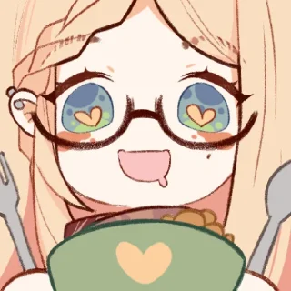 Sticker from kurisu illusiä ✧ (@kurisuillu)