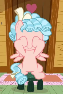 😃 emoji Cozy Glow | @MLP_AnimatedStickers Telegram sticker 7 of 46