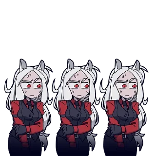 😒 emoji Helltaker Telegram sticker 17 of 60