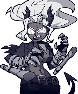 😡 emoji Helltaker Telegram sticker 15 of 85
