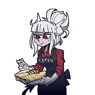 😏 emoji Helltaker Telegram sticker 6 of 60