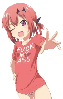 ❤️ emoji Ricchans stickers 3 @anime_stickerr Telegram sticker 12 of 77