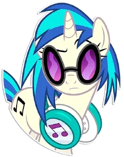 Sticker from Vinyl Scratch ➩ @Earth928B